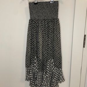 Anthropology black and white skirt/dress